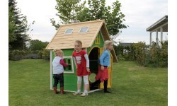 Деревянный игровой домик EXIT Fantasia 100 - зеленый