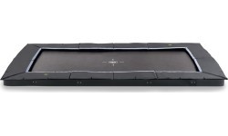 EXIT Dynamic ground level sports trampoline 305x519cm - black