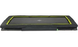 EXIT Silhouette ground sports trampoline 244x366cm - black