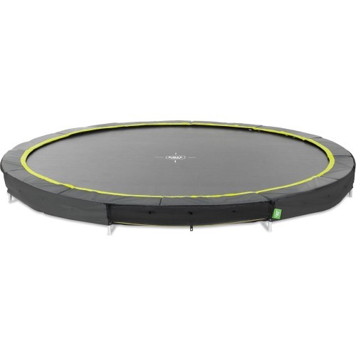 EXIT Silhouette zemes sporta batuts ø427cm - melns