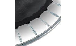 EXIT Silhouette zemes sporta batuts ø427cm - melns