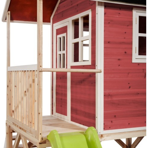 EXIT Loft 500 wooden playhouse - red