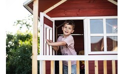 EXIT Loft 500 wooden playhouse - red