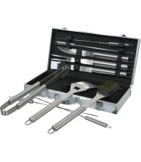  Набор инструментов для гриля Cattara - 11 шт, алюминиевый кейс