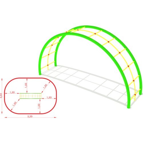 Metāla kāpšanas trepes CM-0012x2