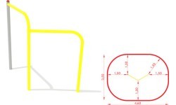 METALINIS SKERSINIS MODELIS CM-0025x2