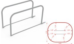 Metal Parallel Bars CM-0027