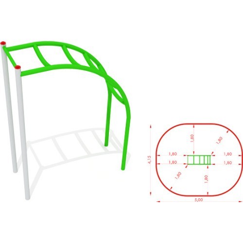 Metāla kāpšanas trepes CM-0007x1
