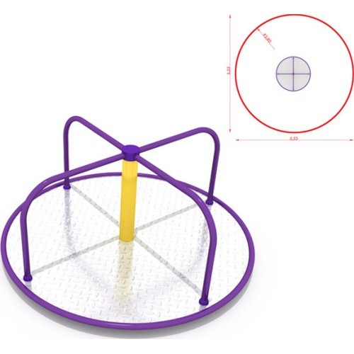 Karuselis, modelis KM-0002QA