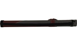 Ciets futrālis biljarda kijai TO11-6, sarkans-pelēks, 1/1, 85 cm