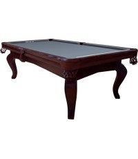 Billiard Table, Pool, Salem, 8 ft., walnut, Club Cloth yellow green