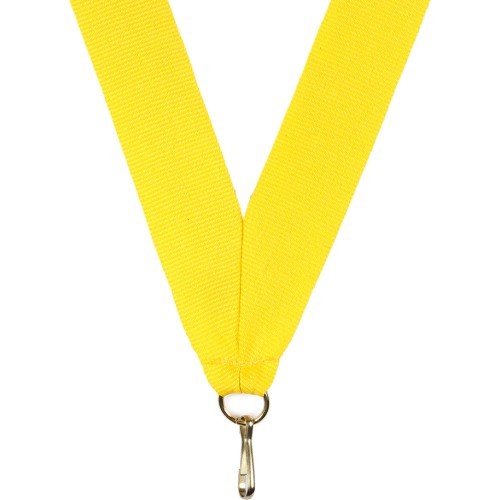 Medaļas lentīte V2 dzeltena 2 cm