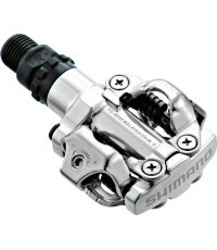Велосипедные педали Shimano PD-M520 SPD, с крючками, SM-SH51, серебристые спавочки