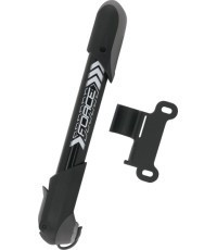 Teleskopiskais rokas sūknis FORCE Sport Duo, 8 bāri, alumīnija, melns