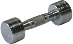 Steel chrome dumbbell Bauer Fitness 3 kg AC-1513