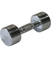 Steel chrome dumbbell Bauer Fitness 9 kg AC-1519