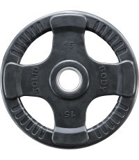 Gumijas olimpiskais svara disks Body-Solid, 15 kg