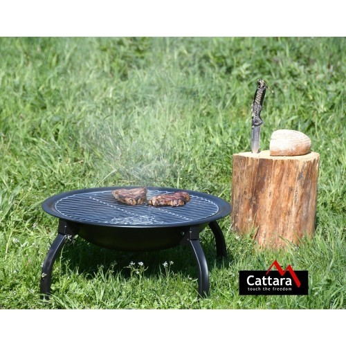 Очаг с грилем и крышкой Cattara Vesuv