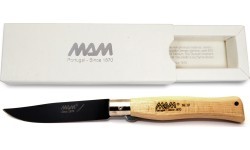 Titanium Folding Knife With Safety Lock MAM Douro 5004, Boxwood, 7.5cm