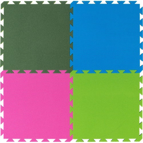Floor Covering Yate, 43x43x1.0cm, Blue/Green