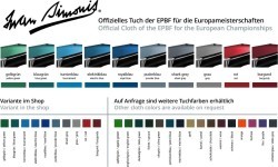 Biljarda drāna Simonis 760, 195 cm, elektriski zila