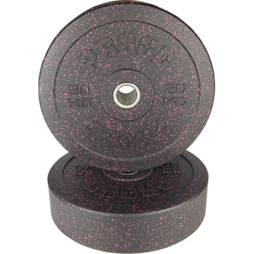 Ar gumiju pārklāts svara disks Eco Bumper Plate Queen Proud, 20 kg