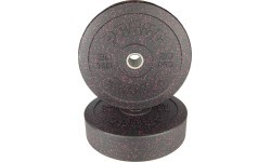 Ar gumiju pārklāts svara disks Eco Bumper Plate Queen Proud, 20 kg