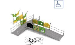 Daudzfunkcionāls rotaļu komplekss cilvēkiem ratiņkrēslos Inter-Play Kajo 2