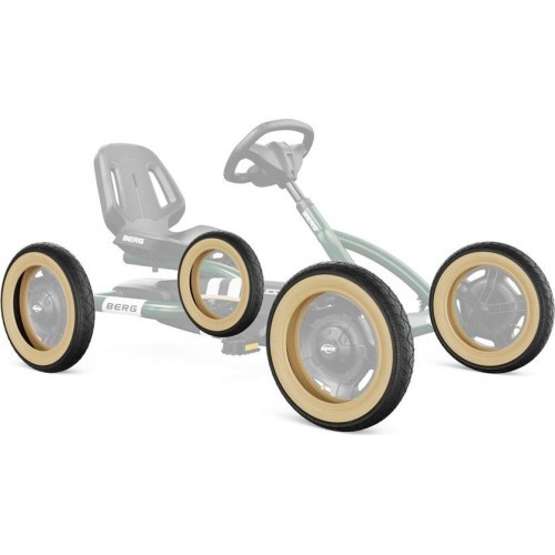 Tire 12.5x2.25-8 slick black/beige