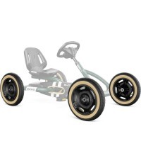 Wheel black 12.5x2.25-8 slick black/beige