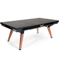 Biljarda galds Origin Outdoor – melns rāmis – Stone Origin Black