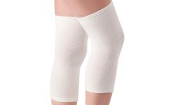 Baltos spalvos kelio įtvaras su angora HWJ180, XXL