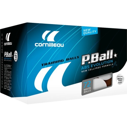 Galda tenisa bumbiņas Cornilleau P-Ball ABS Evolution 1* x72, oranžas