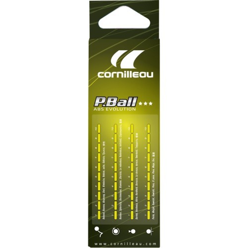 Cornilleau P-Ball ABS Evolution 3*** White x3