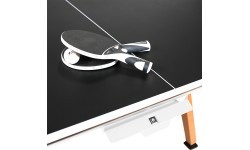 Play-Style Origin Outdoor Table - White - Fabric Net (included) - Ping pong