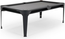 Hyphen Outdoor Pool table Black Frame / Light Grey Cloth - Dark Grey - No top