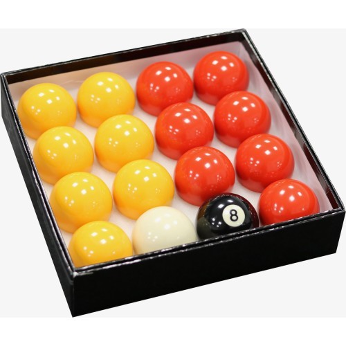 English Red & Yellow Pool Balls
