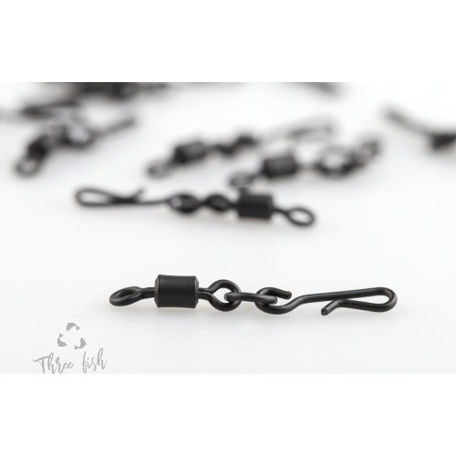 ZFISH Quick Change Ring Swivel Matt griezulis, izmērs 8