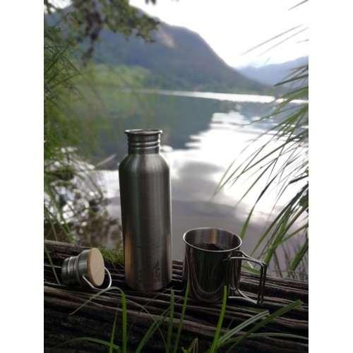Salokāma nerūsējošā tērauda krūze Nalgene BasicNature, 0,35 l