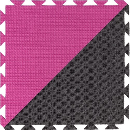 Коврик Yate, 43x43x1,0 см, розовый/серый
