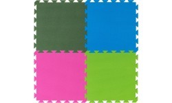 Коврик Yate, 43x43x1,0 см, розовый/серый