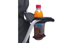 Складной стул BasicNature Travel Comfort, чёрный