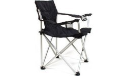 Folding Chair BasicNature Travel Comfort, Black