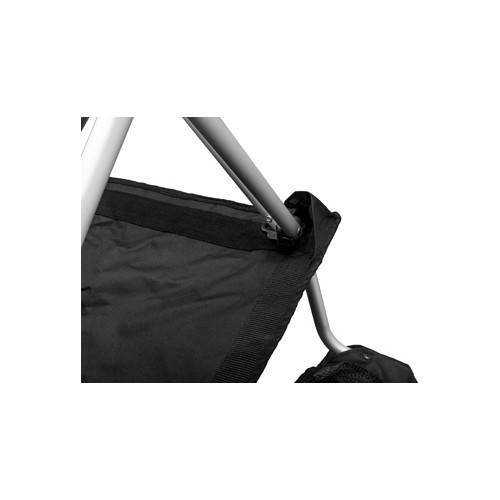 Складной стул BasicNature Travel Comfort, чёрный