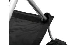Складной стул BasicNature Travel Comfort, чёрный