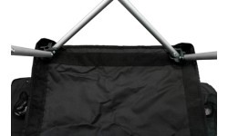 Folding Chair BasicNature Travel Comfort, Black