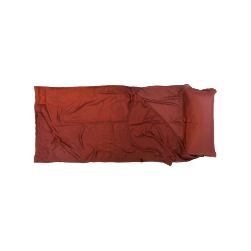 Вкладыш в спальный мешок Origin Outdoors Silk, прямоугольный, бордовый