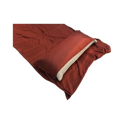 Вкладыш в спальный мешок Origin Outdoors Silk, прямоугольный, бордовый