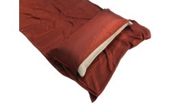 Вкладыш в спальный мешок Origin Outdoors Silk, прямоугольный, бордовый