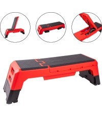 Регулируемая скамья и степ-платформа для аэробных упражнений inSPORTline AeroBench - Black